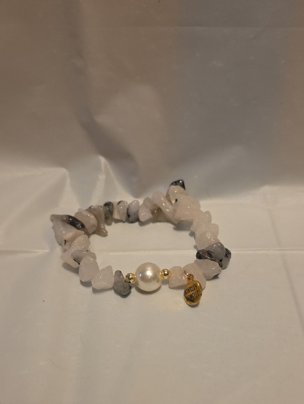 Kinsley Armelle Quartz Chip Bracelet with Pearl Accent